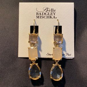 NWT Belle Badgley Mischka drop earrings